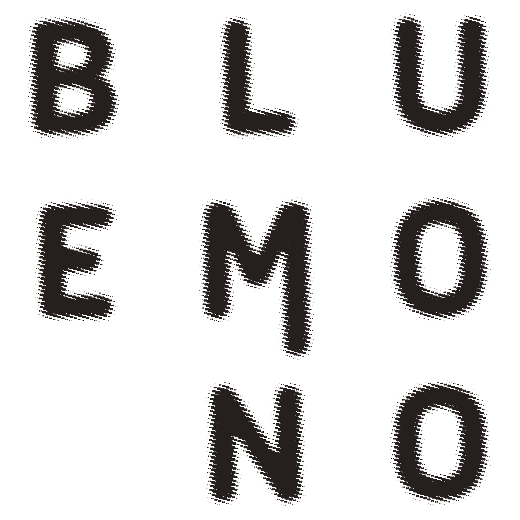 BLUE MONO